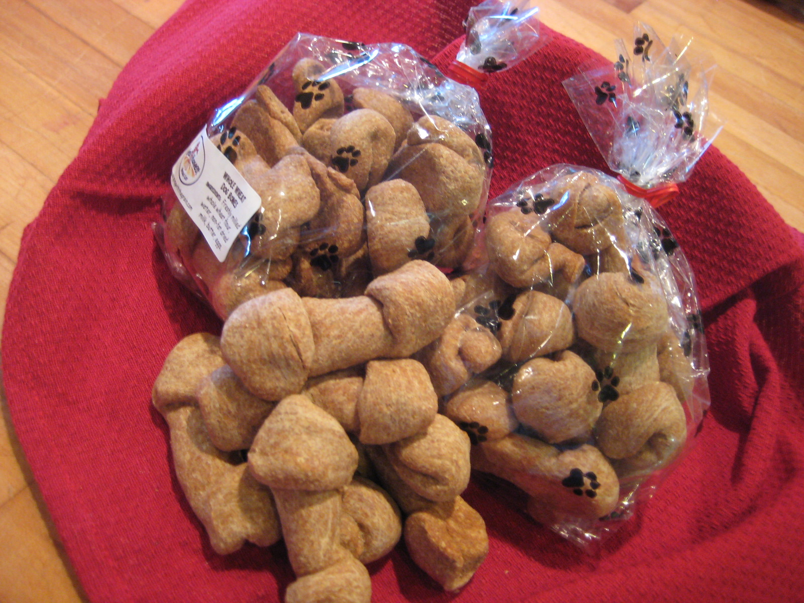 100% Whole Wheat Doggie Treats!