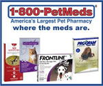 Support Us!  When you buy from 1800Petsmeds, we get a donation!